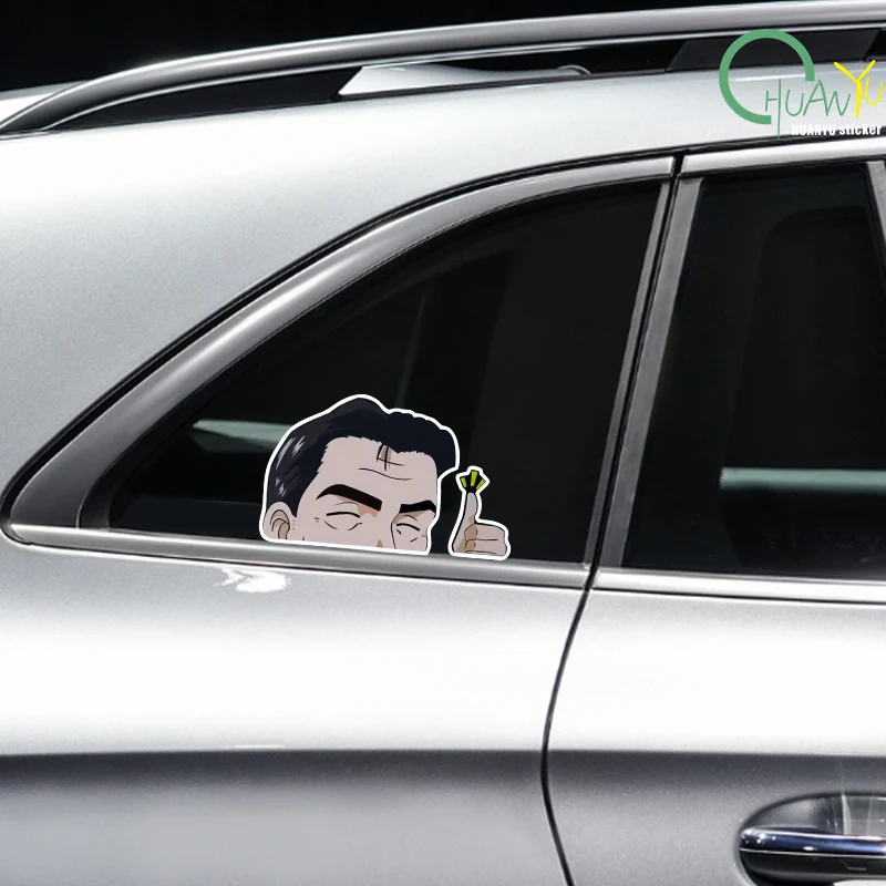 Car Vinyl Sticker For Fujiwara Tofu Store Topo Wentai Peeker Eyes Decal Initial D Drift Tape
