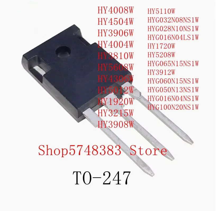 10PCS HYG016N04LS1W HY1720W HY5208W HYG065N15NS1W HY3912W HYG060N15NS1W HYG050N13NS1W HYG016N04NS1W HYG100N20NS1W TO-247