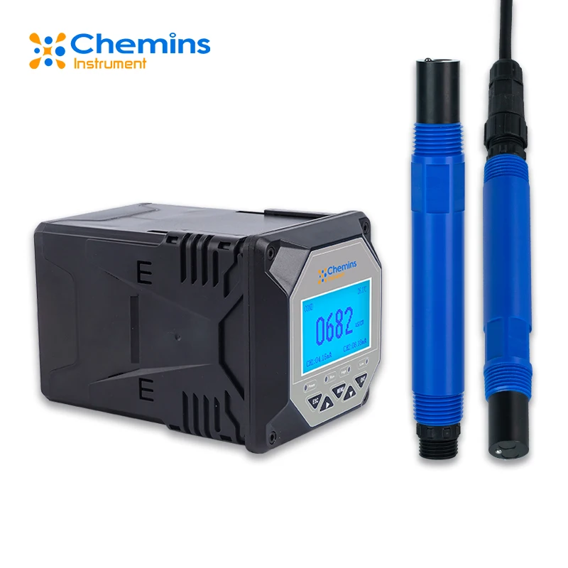 Sensor EC/PH en línea Controlador TDS analógico Arduino Industria Sensor de ph en línea Parámetros múltiples Analizador de calidad del agua automático