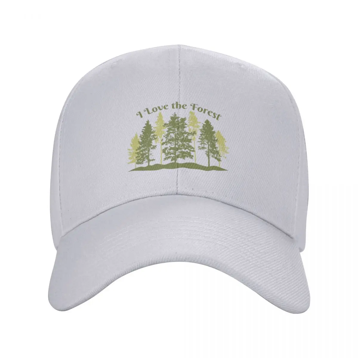 Ich liebe den Wald Baseball Cap Trucker Hut Sonnencreme großen Hut Mode Strand Baseball für Männer Frauen