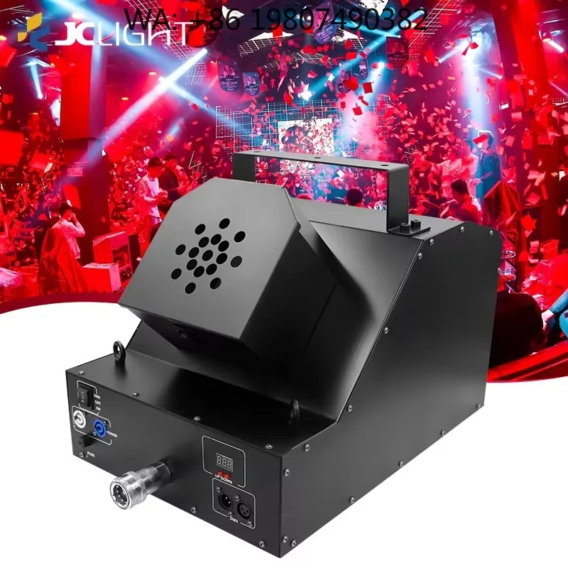 Single Head Snowstorm CO2 Confetti Cannon DMX Controlled Paper Blower for Wedding Live Party Stage Atmosphere Device FX