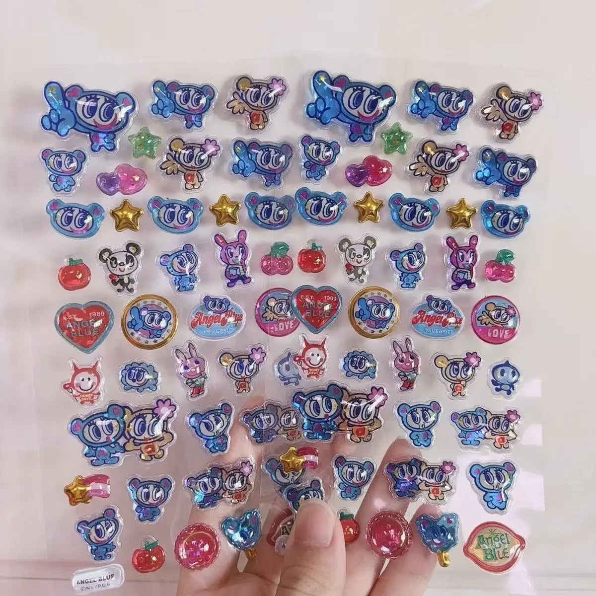 

Горячая новинка: Синие желейные наклейки «Ангел» в японском стиле для телефонов. Декоративные 3D-наклейки для мальчиков и девочек, игрушки для творчества.