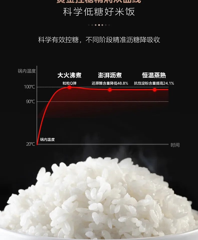 Reiskocher, Titankessel, multifunktionaler Reiskocher