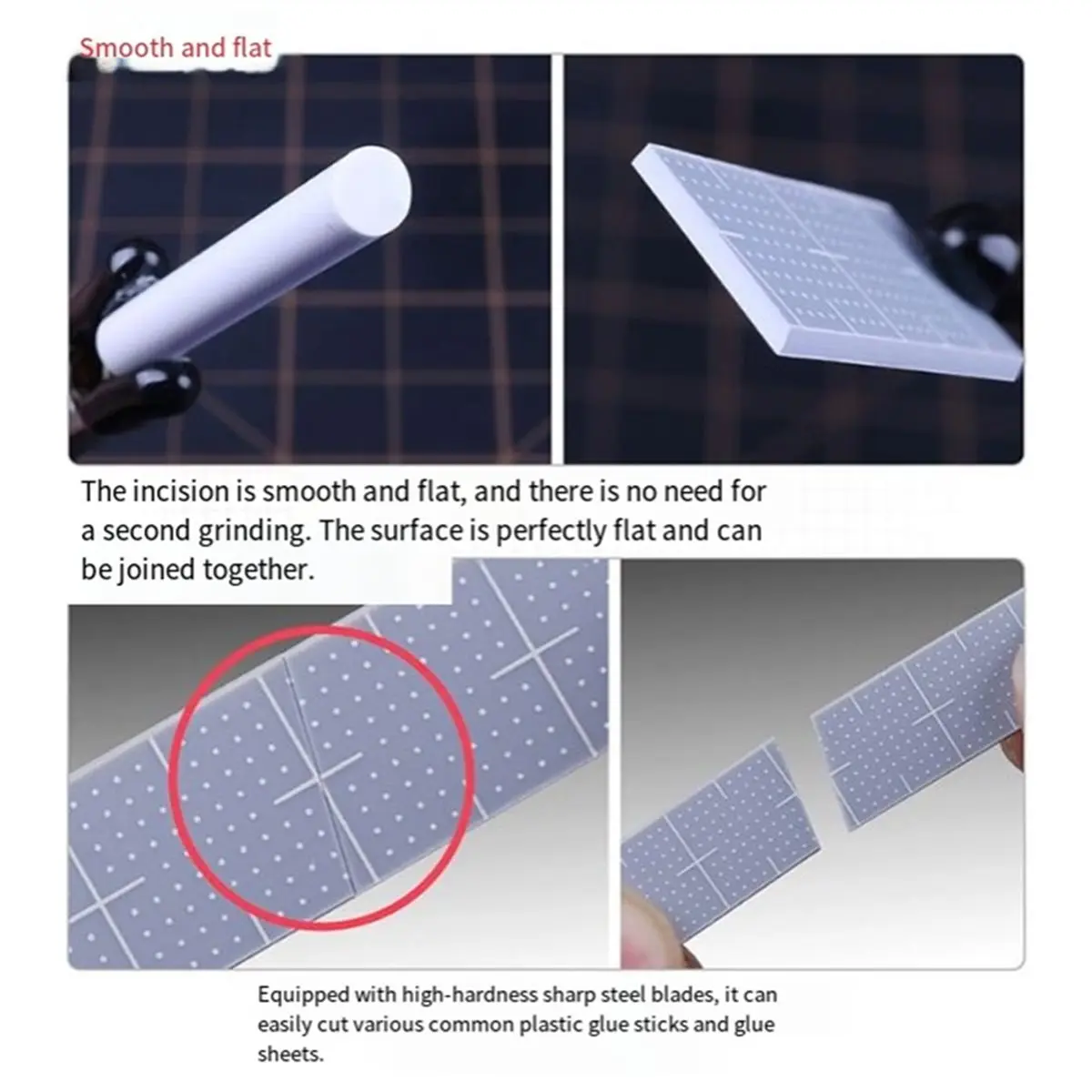 HAPPY EVER Mini Cutting Table Figurine Modified Rubber Plate and Stick Multi Angle Cutter for Model Making Hobby DIY Tools