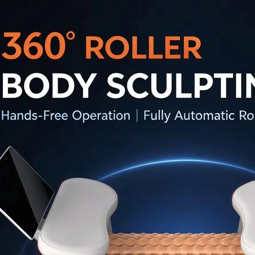 MYOslim Skin Tightening Anti Cellulite Body Sculpt Machine 360° Automatic Roller Infrared Lymphatic Drainage Slimming Device