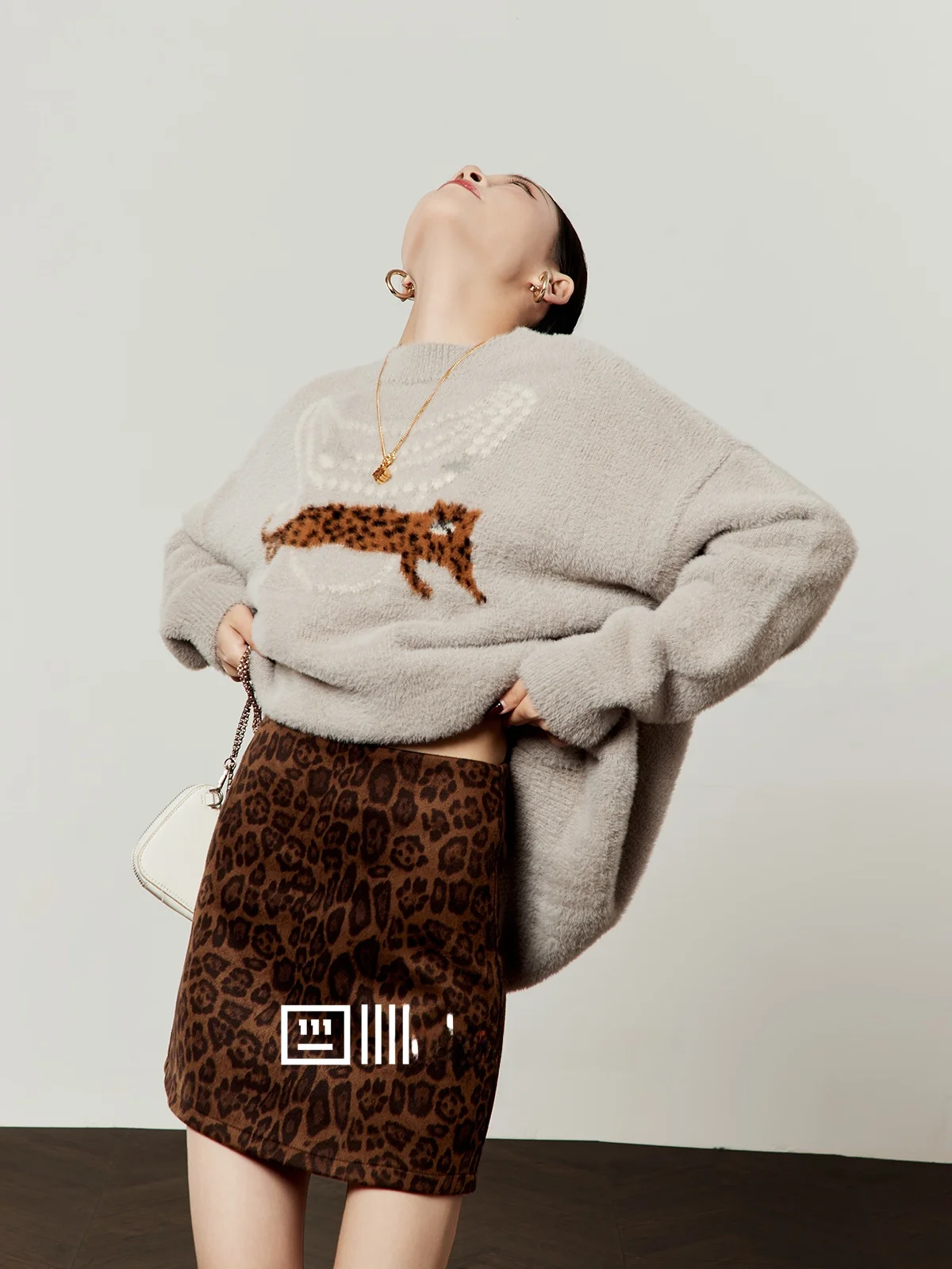 

Женский утепленный вязаный свитер свободного кроя с длинными рукавами, повседневный, модный, новинка 2026 года, эксклюзивно онлайн