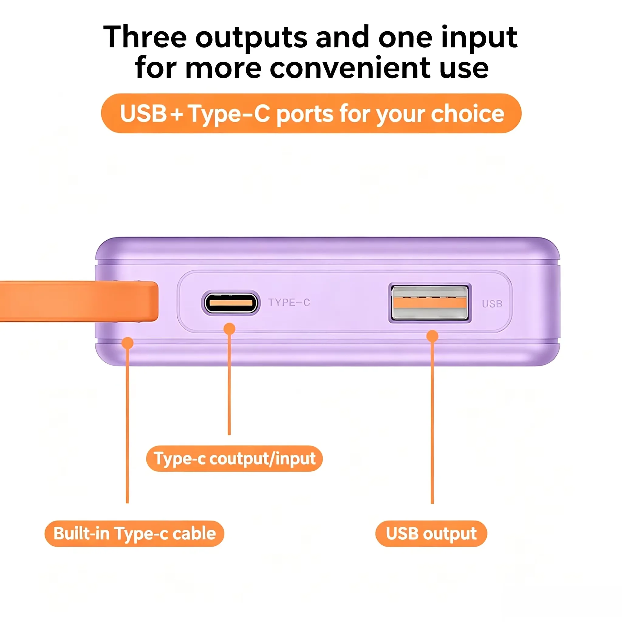 KEBIDUMEI 22.5W Szybka Ładowarka Power Bank Bezprzewodowa Obudowa na Baterie 2x21700 Bez Lutowania DIY USB Typ C PD3.0 z Kablem do Ładowania — zdjęcie produktu 5