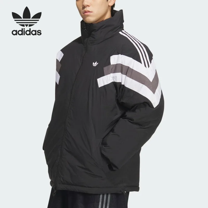 Adidas Clover Men's Stand-Up Collar Double-Sided Warm Down Jacket KF9608