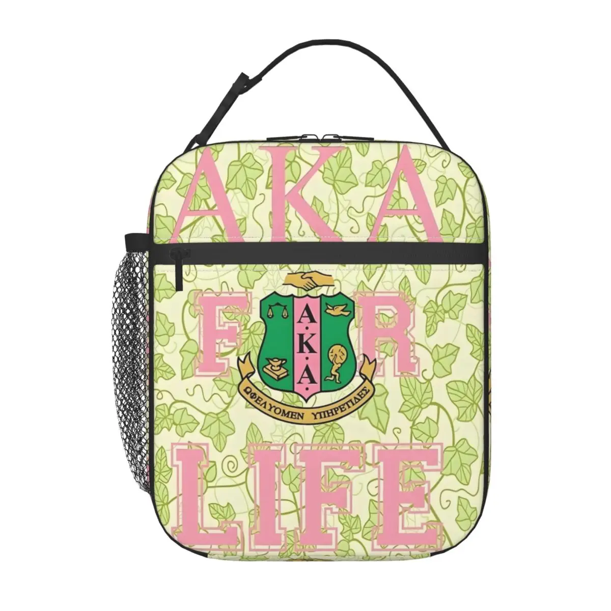 

Изготовленная на заказ изолированная сумка для обеда AKA Life Sorority для женщин, термохолодильник для бенто, школьные портативные сумки-тоут