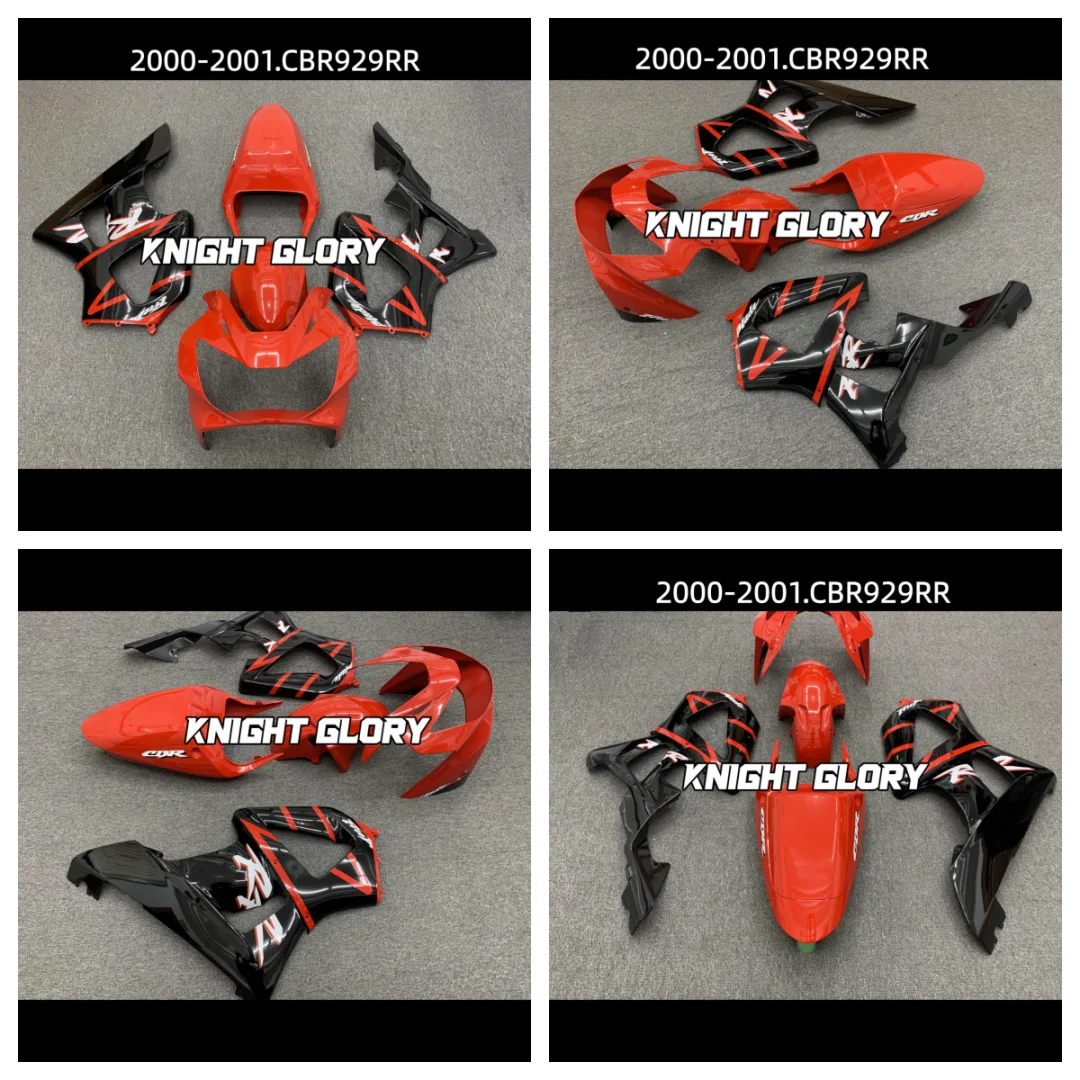 Plastic motorcycle cover kit suitable for CBR929RR models from 2000 2001 High-quality ABS injection molded kit.