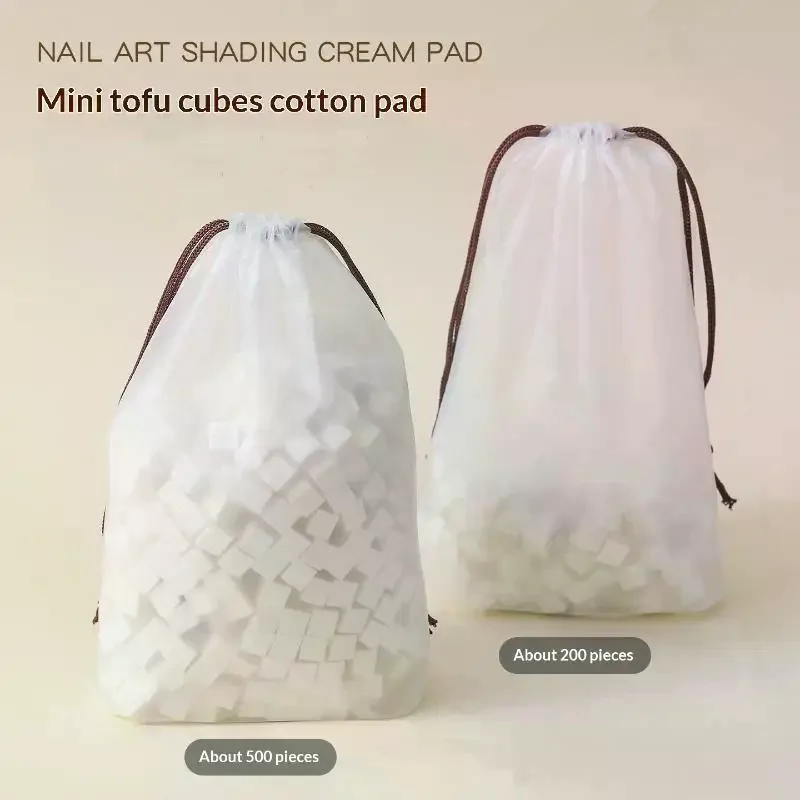 200/500 Peças Pincéis de Unha com Efeito Degradê Blush, Caneta Esponja para Esmalte em Gel, Ferramentas de Manicure, Conjunto de Esponjas Quadradas pa