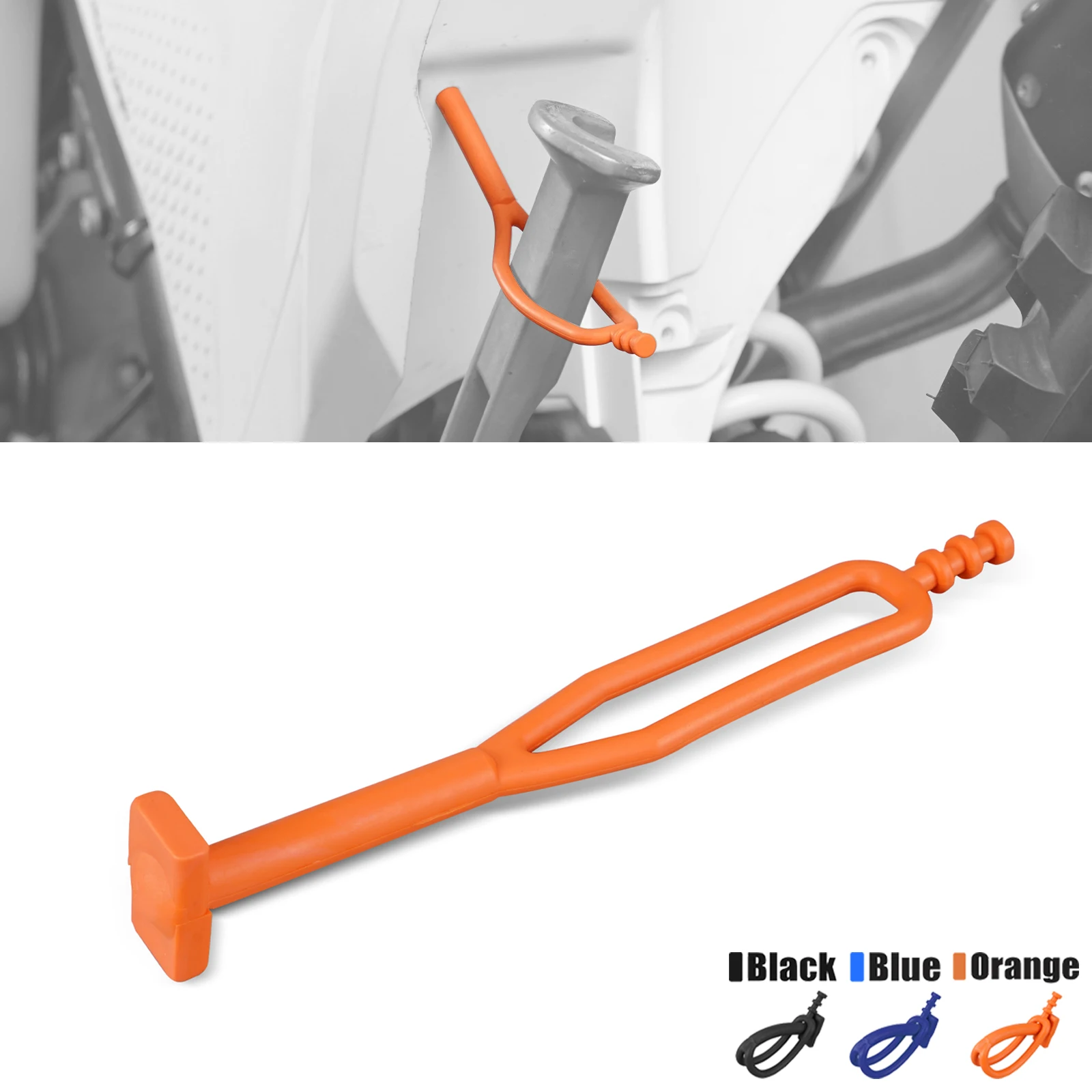 For KTM EXC 300 1998-2022 EXC EXCF XCW TPI Six Days XC XCF XCF-W 125 250 300 350 450 500 145mm Kickstand Side Stand Strap Rubber