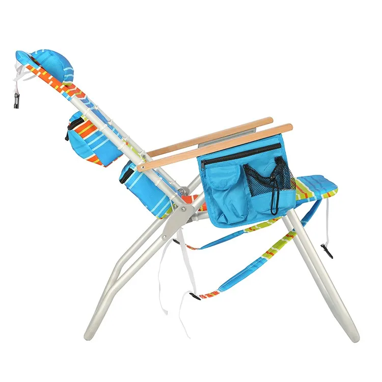 

Portable Lightweight Aluminum Beach Lounge Camping Folding Chair