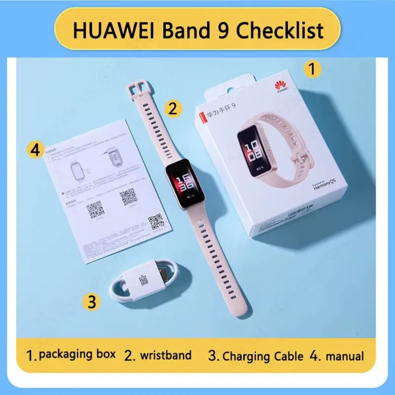 HUAWEI band 9 smartwatch, Science-based Sleep Tracking,14 days Battery life, 100 workout modes,Enhanced Vital Sign Tracker