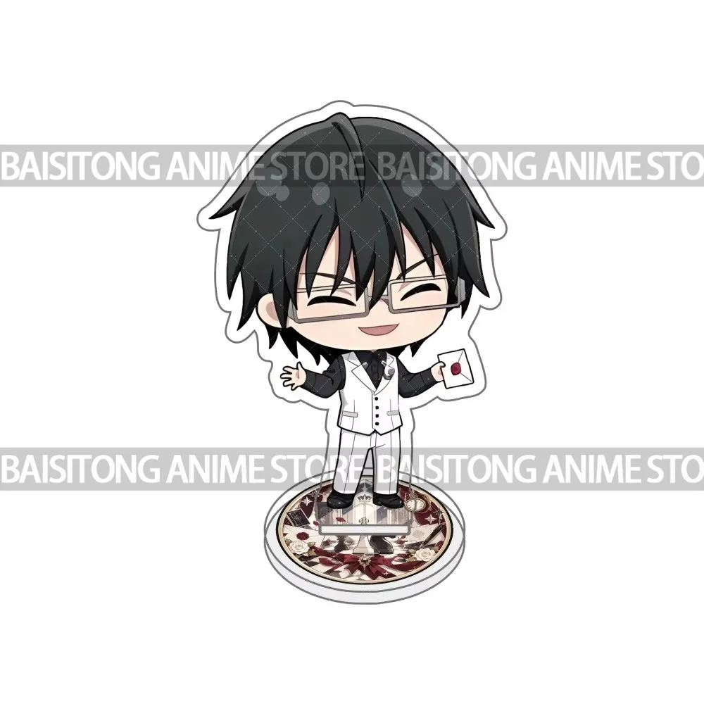 Kuroko no Basuke 10cm Chibi White Suit Characters Acrylic Stand Keychain Anime Desktop Decor Fans Collectible Gift