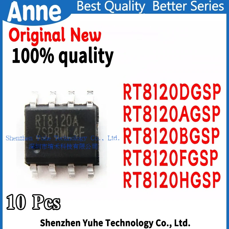 (10piece)100% New RT8120A RT8120B RT8120F RT8120H RT8120D RT8120DGSP RT8120AGSP RT8120BGSP RT8120FGSP RT8120HGSP sop-8 Chipset