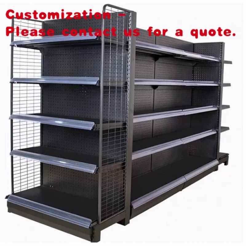 

custom.Factory New Single-sided Double-sided Convenience Store Merchandise Display Rack Metal Supermarket She