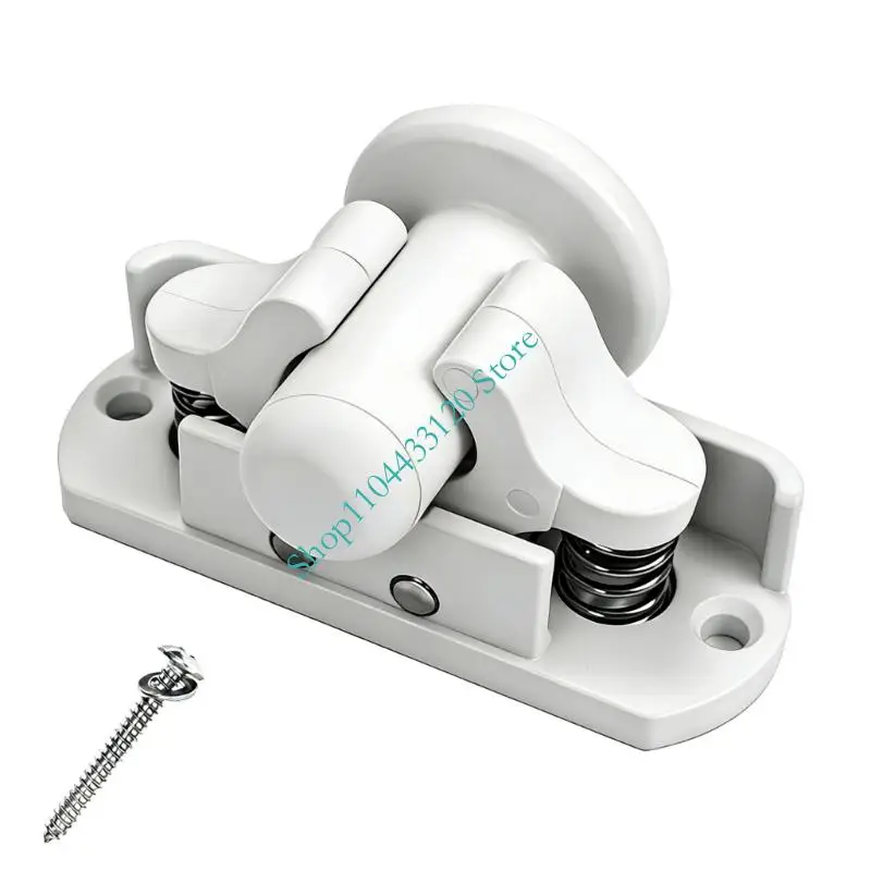 

Door Stoper Clip Secure Holder Clip Nylon Buckle Door Retainer Catches for Caravans Motorhomes Boats Easy Installation