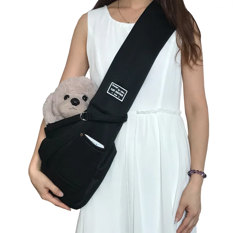 Out Crossbody Shoulder Bag for Dog Travel Puppy Single Shoulder Bags Pet Dog Carriers Portable Cat Sling Bag