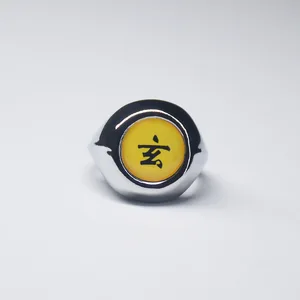 Naruto Anime Cosplay -Ring für Männer und Frauen, Akatsuki, Itachi, Metall, Fingerzubehör, cooles, bester Freund Geschenk, Kind, Kind 10 Hauptverkäufe Akai Ito Ring - №4