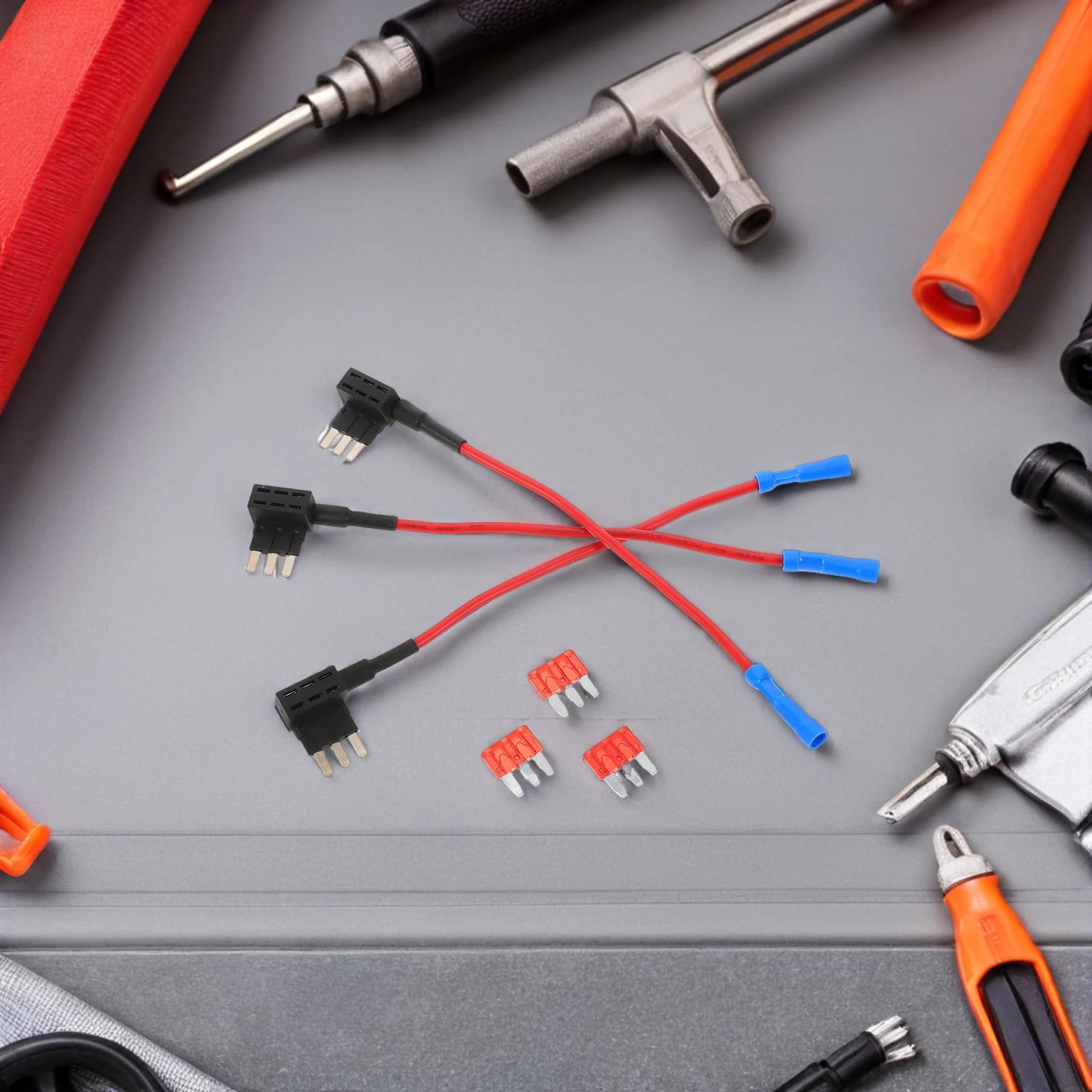 

3Pcs Car Fuse Adapter Mini Fuse Tap Automotive Replacement Block Secure Power Extraction for Circuit Expansion Car Suv Truck