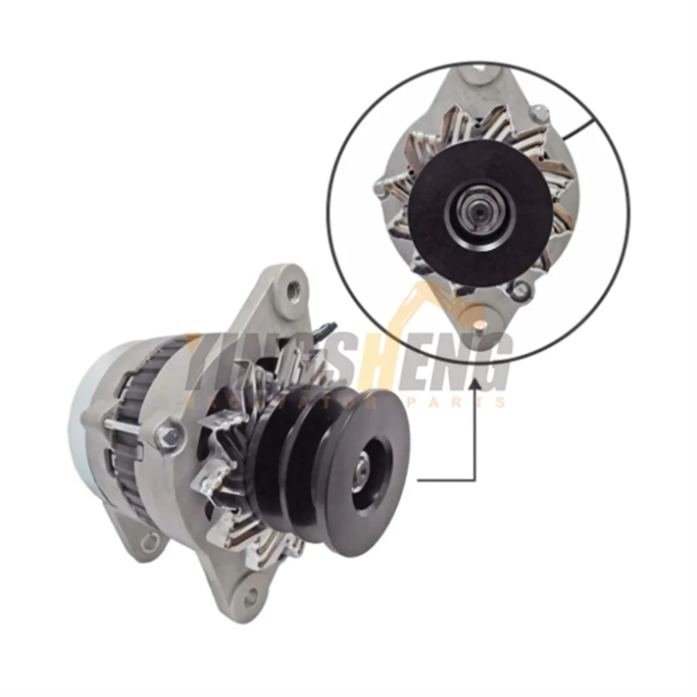 

Diesel engine 24V 35A alternator 600-825-3160 compatible with Komatsu 6D125 engine PC300-6 PC360-8 PC400-8 excavator alternator