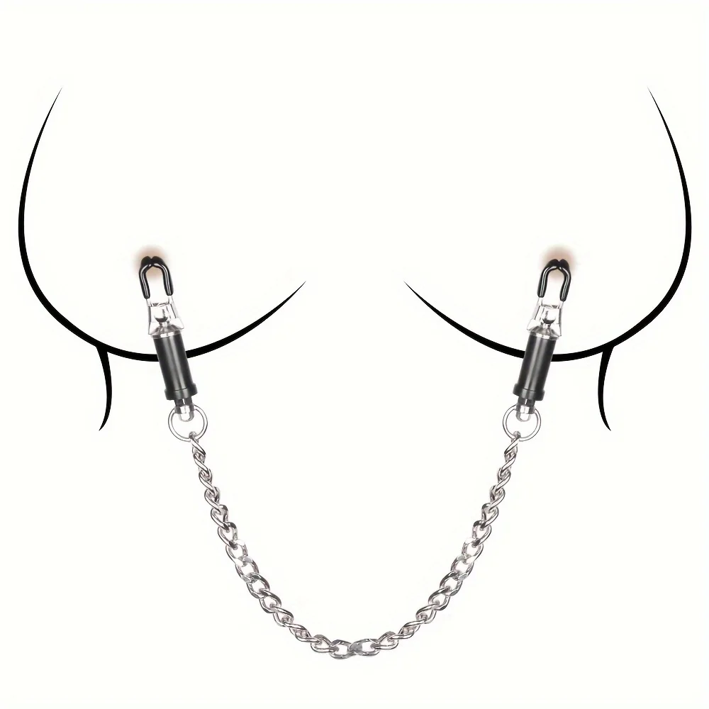 New Fun Nipple Clips Adjustable SM Crab Breasti Clips BDSM Alternative Adult Flirting Sex Play Toy For Women and Couple Pleasure