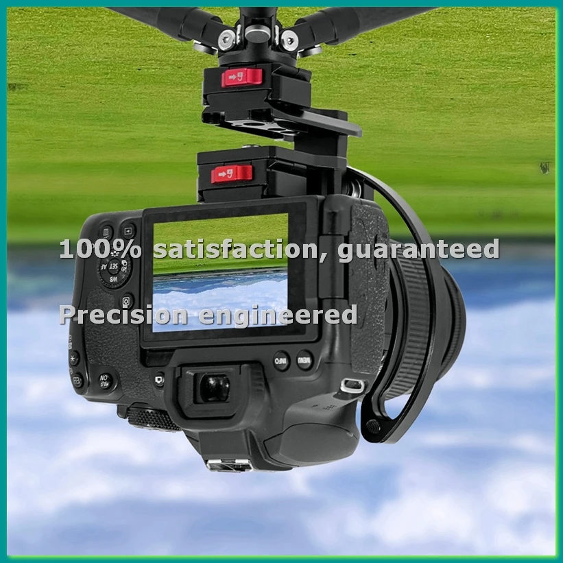 

Aluminum Camera Lens Support Bracket Semi-Circular Ring Horizontal Vertical Quick Switch Mount Tripod Stabilizer-ABWO