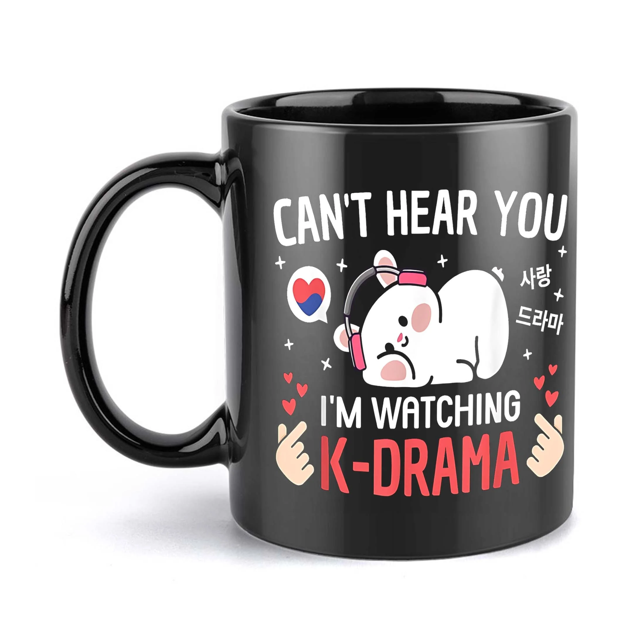 Mouse Shape Headphone Coffee Mug 11oz Ceramic Cup Christmas New Year Gift for All Seasons Beverage Cup