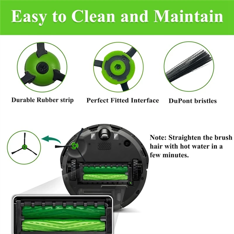 JDZD-قطع غيار لـ Irobot Roomba I7 I7 + I3 I3 + I4 I4 + I5 I5 + I6 I6 + I8 I8 + J7 E5 E6 E7 ملحقات المكنسة الروبوتية