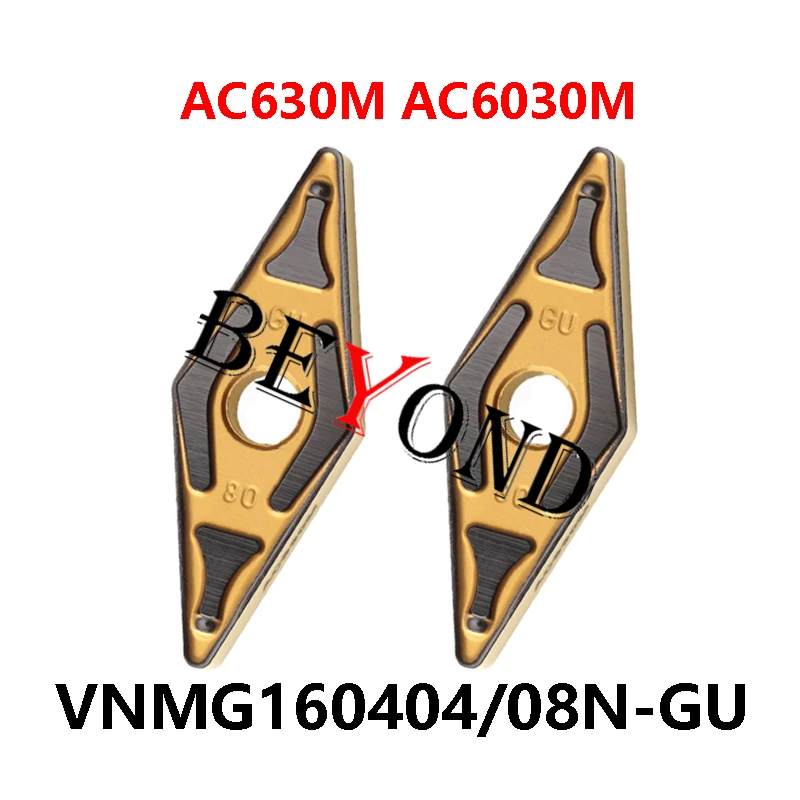 

VNMG160404N-GU AC6030M VNMG160408N-GU AC630M 100% Original Carbide Inserts For Stainless VNMG 160404 Machine CNC Turning Tool