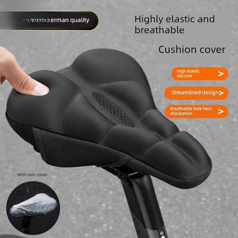 thiened-selle-de-velo-de-montagne-cuion-en-silicone-ultra-doux-pour-hommes-et-femmes-accessoires-d'equipement-de-cyclisme