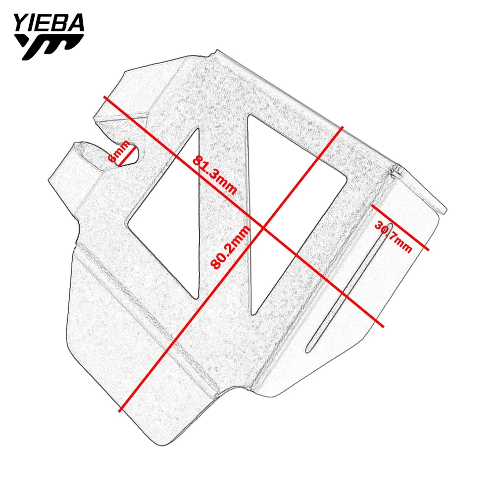 Motorcycle Rear Brake Pump Fluid Tank Oil Cup Reservoir Guard Cover Protector For SUZUKI GSX-S1000S Katana GSXS1000S 2021 - 2024