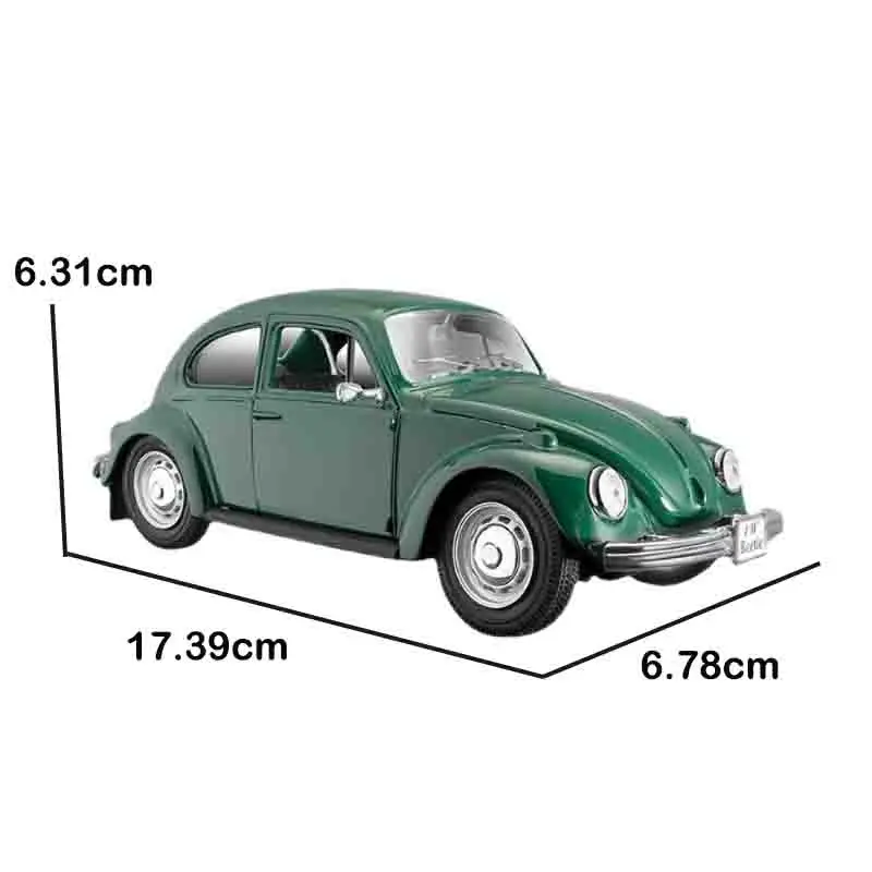 مايستو 1:24 فولكس فاجن بيتل بي ام دبليو Mini Liga Em Miniatura Diecast Modelo De Carro Brinquedo Personalizado Ornamento Coleencia Pres