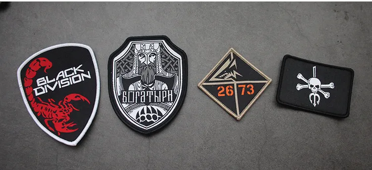Escape from Tarkov Gestickter Aufnäher Knight MMAC Black Division Bogatyrs Taktisches Armband für Kleidung, Rucksack, DIY-Dekoration – Detail 1