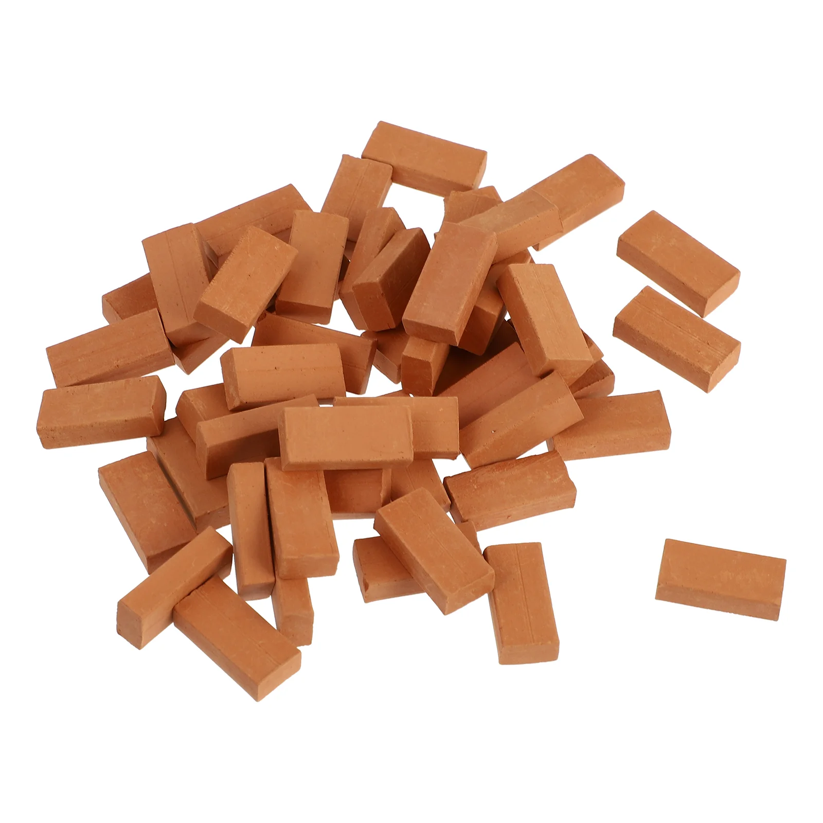 100 Pcs Mini Bricks Model DIY Miniature Wall Decor Micro Landscape Sand Table Ornament Toys