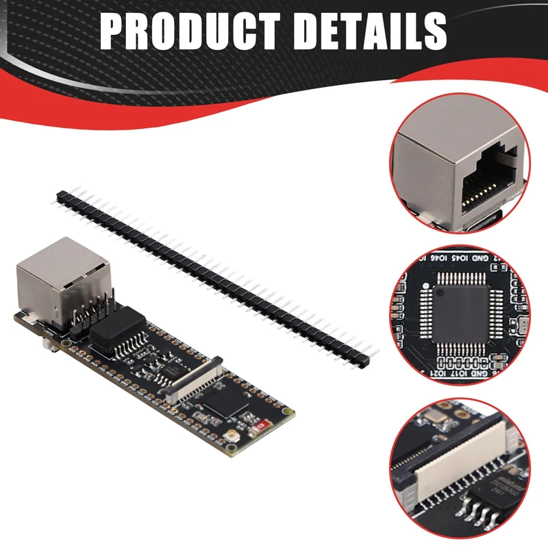 ESP32-S3 ETH Cam Ethernet Development Board Supports Wi-Fi, Bluetooth And Ethernet Communications For Raspberry Pi Pico