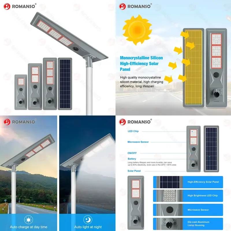 High Lumen Solar Cell 3.2V 28AH 60w High Brightness Light Emitting Diode Chip Solar Street Light