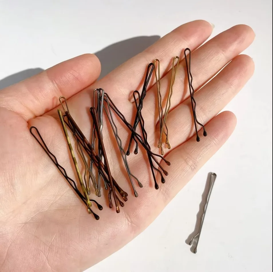 50 قطعة من مشابك الشعر الذهبية على شكل حرف U أداة تصفيف الشعر متعددة الاستخدامات لضفائر الكعك |   مجموعة مشبك إكسسوارات الشعر النسائية