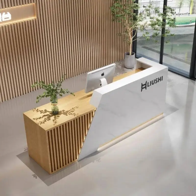 

Shop Luxury Reception Desks Shelves Modern Restaurant Best Reception Desks Company Simple Design Escritorio Commercial Furniture