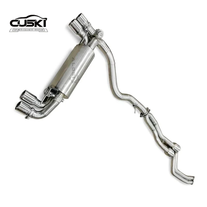 

Подходит для BMW 1M E82 3.0T 2011-2012, гоночный глушитель выхлопной трубы, аксессуар для модификации выхлопной трубы из нержавеющей стали, усилитель мощности