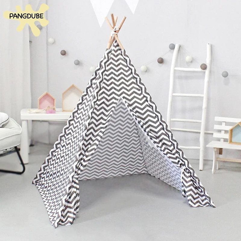 PANGDUBE 110×110×140cm Baby Playpen Wooden Play House Children Room Decoration Baby Activity Fence Christmas Gift for Kids