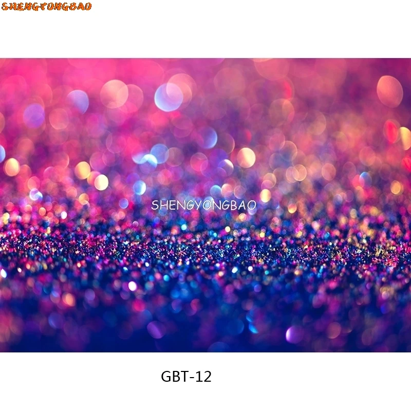 SHENGYONGBAO Digital Printed Photography Backdrops Prop Glitter Facula Light Spot Theme Photography Background   GBT-08