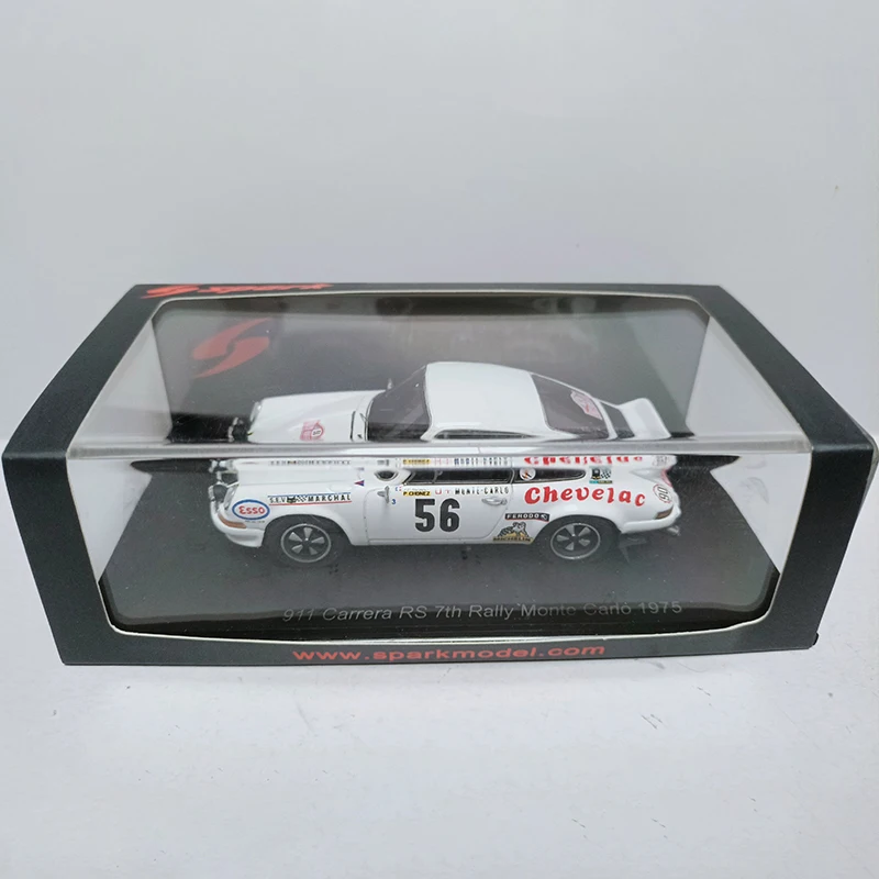 

Spark 1:43 Resin 911 Carrera RS MonteCarlo 1975 Rally Car Model Classics Adult Souvenir Gift Static Display