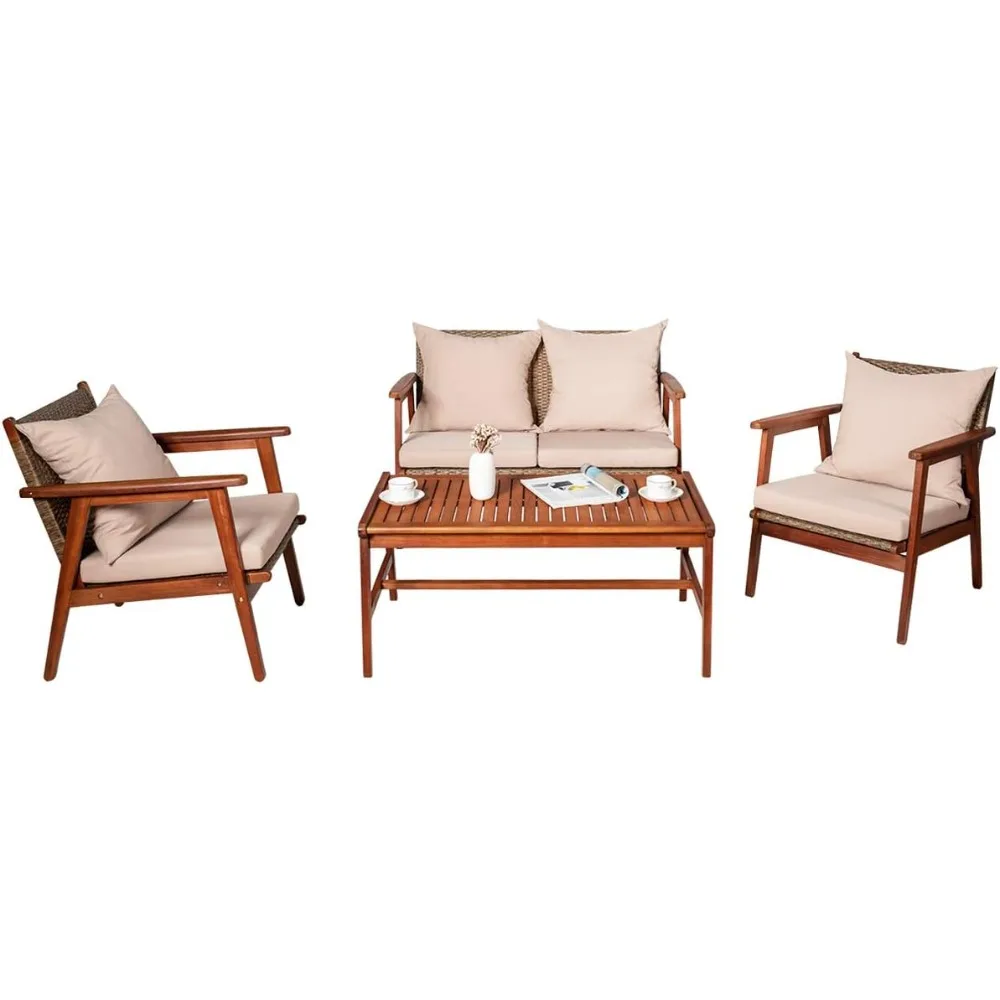 Patio Furniture Set Outdoor Garden Furniture Deals Furnitures Sets Balcony Table Lounge Outside Cheap Terrace Luxury