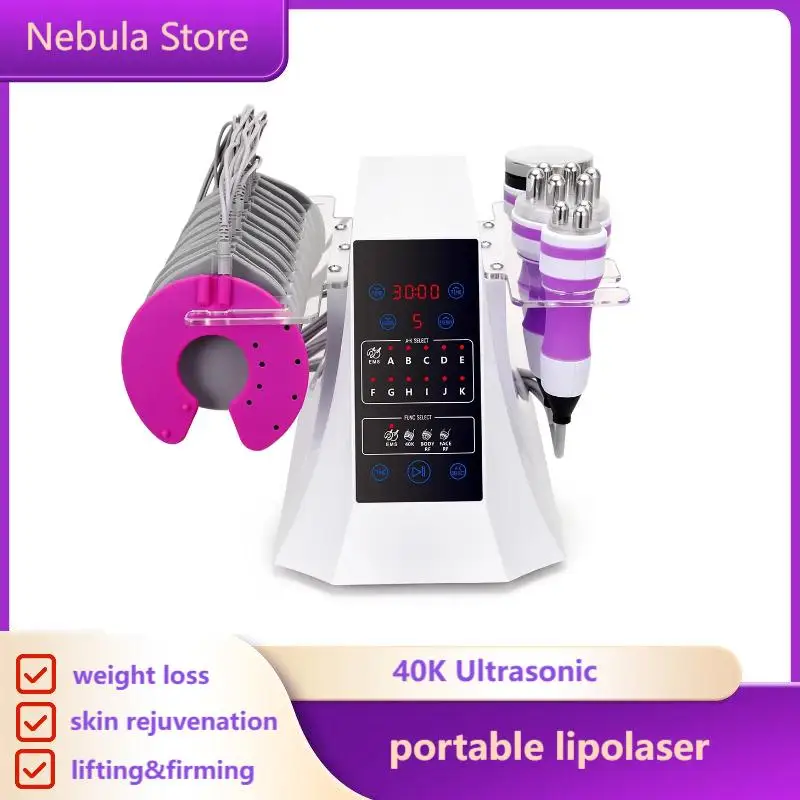 

portable lipolaser 40K ultrasonic cavitation melts fat for weight loss sculpting machine Beauty salon use