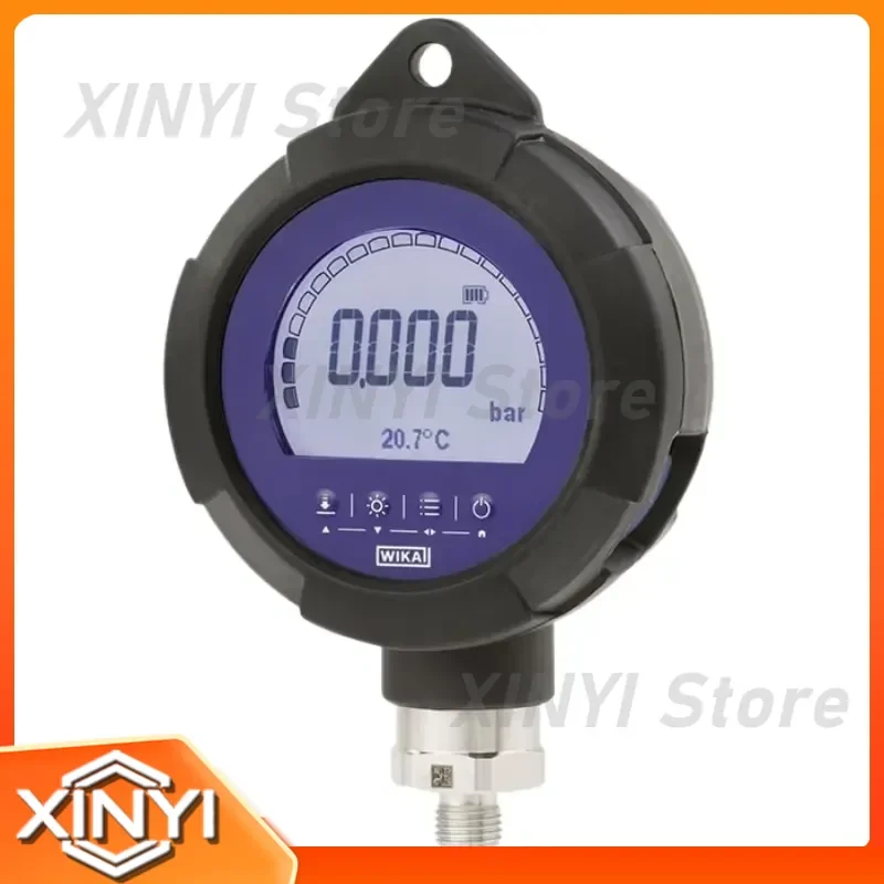 for WIKA CPG1200 Digital Pressure Gauge LCD Display 0.25% Accuracy 100mm Dial -0.1 to 100 MPa Range Industrial Precision