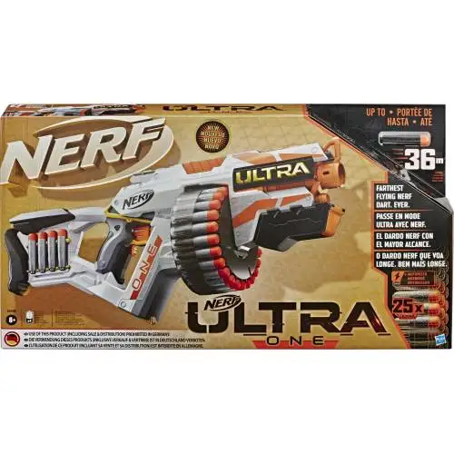 Nerf Ultra One Fully Automatic Dart Gun, 25 Ultra Dart