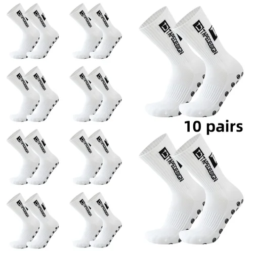 10 pares de calcetines antideslizantes para hombres y mujeres a medida para fútbol ciclismo senderismo a prueba de golpes y elásticos