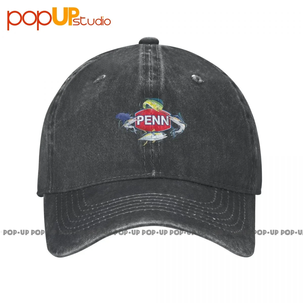 Penn Fishing Tools Line Reels Rods Washed Denim Baseball Cap Trucker Hats Fashion Best Seller